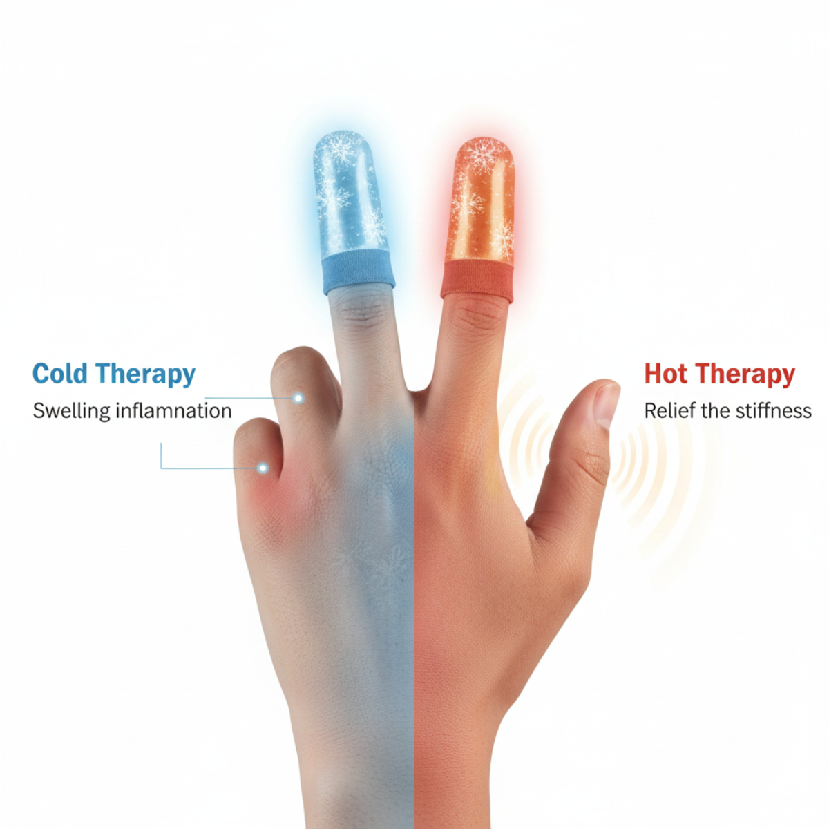 Cold and Hot Compress Finger Cover