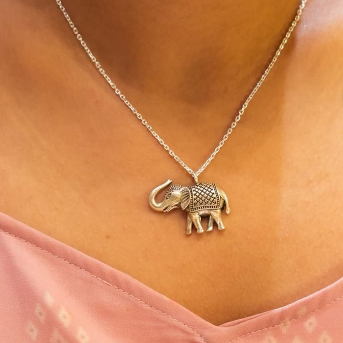 Elephant Necklace Set