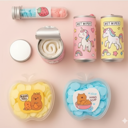 Combo Of 6 - Wet Wipes Can And Paper Soap