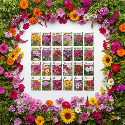 40 Varieties of Flower Seeds