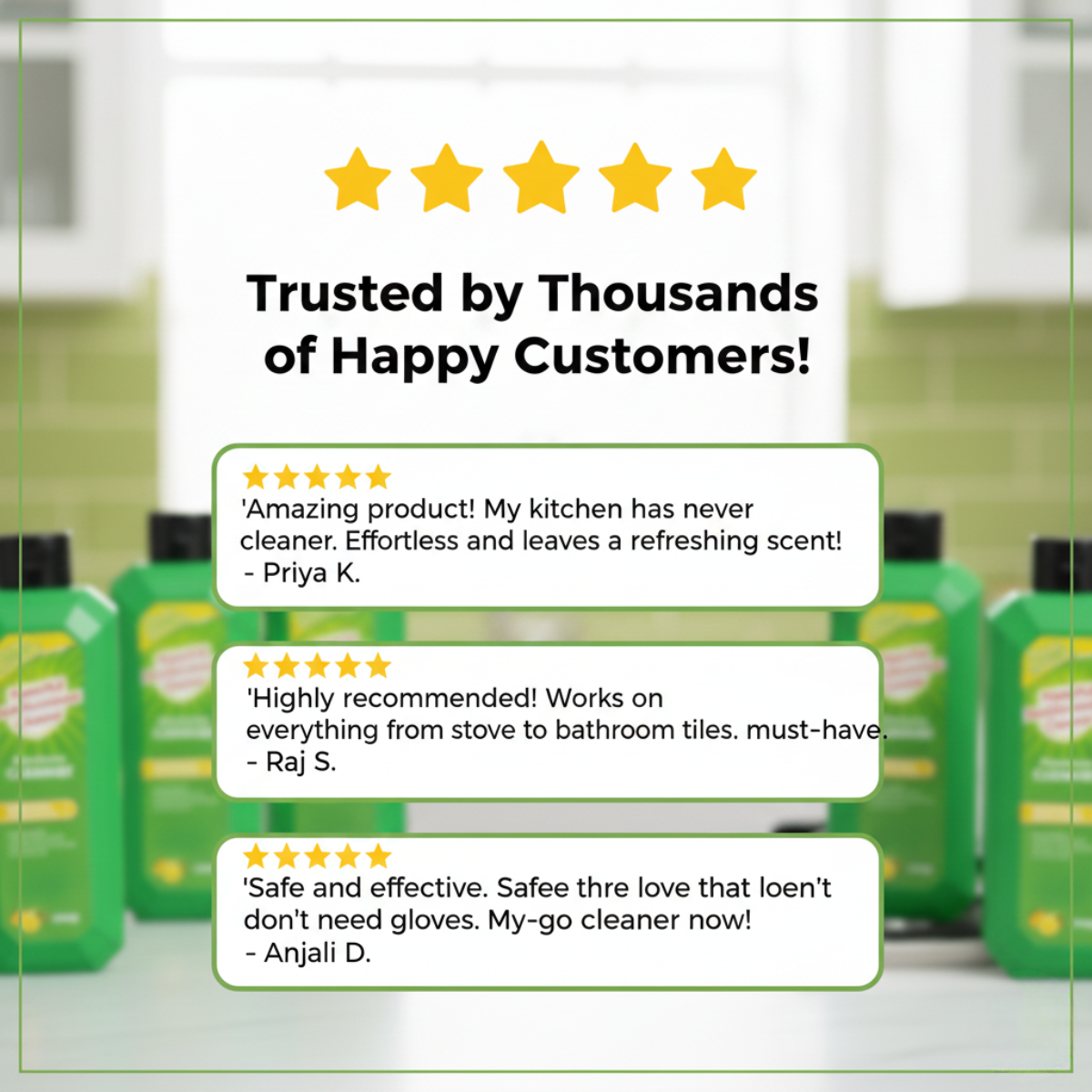🔥 Powerful Multi-Functional Cleaner  (Pack of 4)