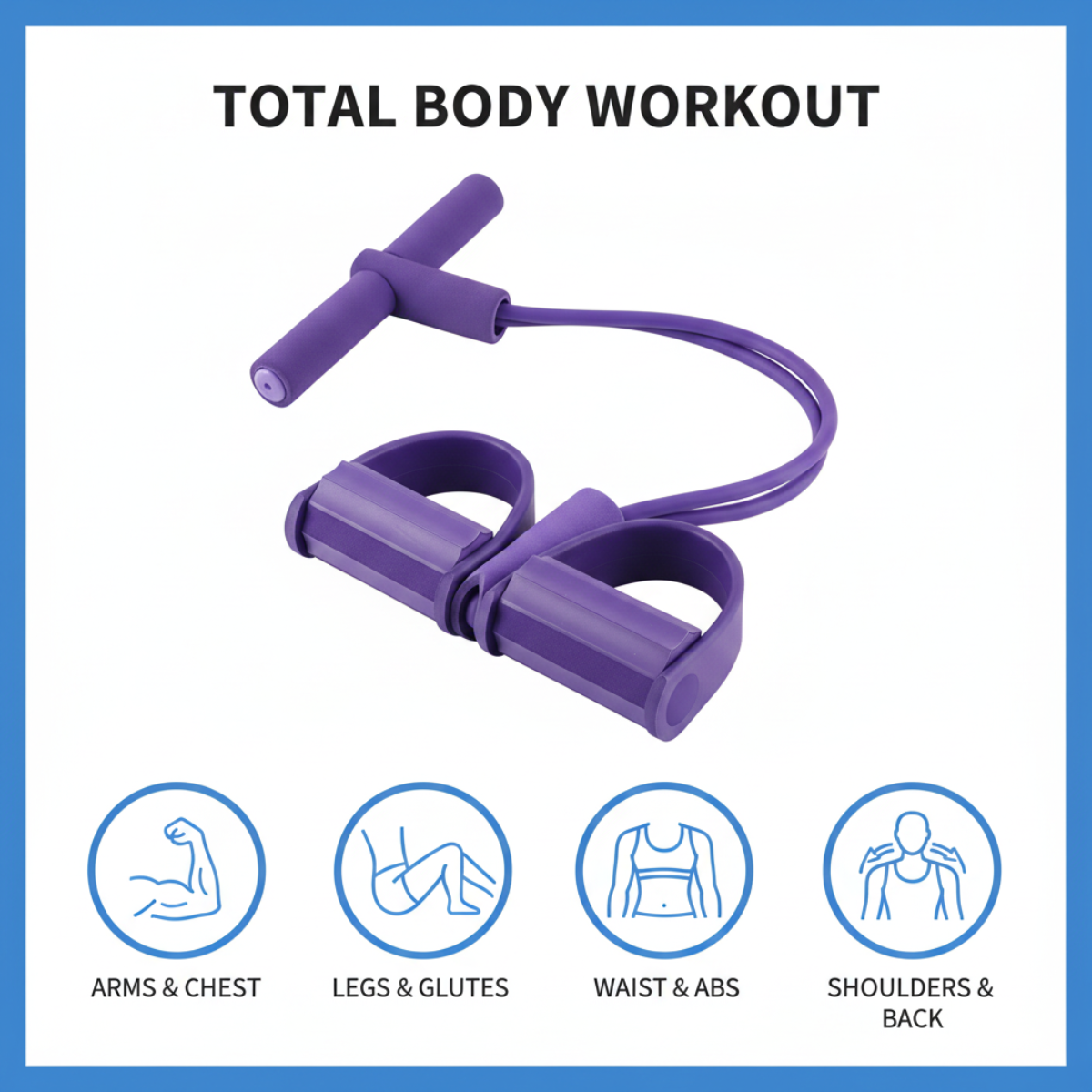 Yoga Pedal Puller Resistance Band Fitness Equipment