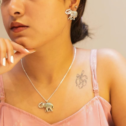 Elephant Necklace Set