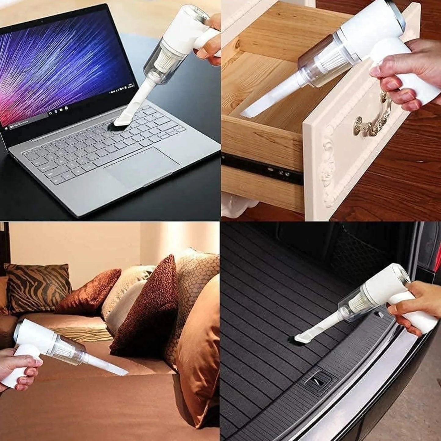 Portable Air Duster & Wireless Vacuum Cleaner