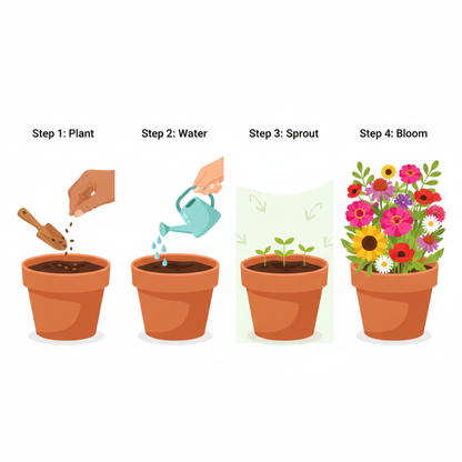 40 Varieties of Flower Seeds
