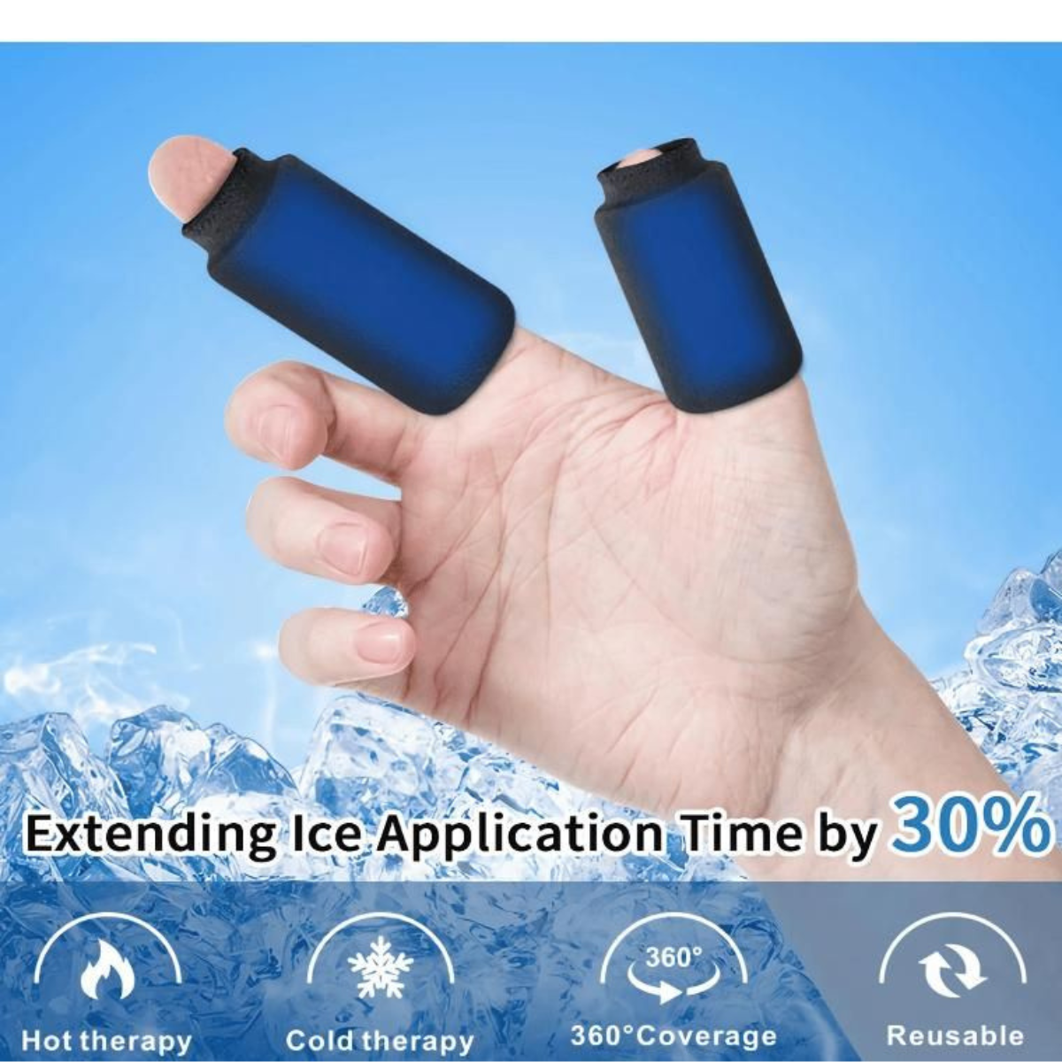 Cold and Hot Compress Finger Cover