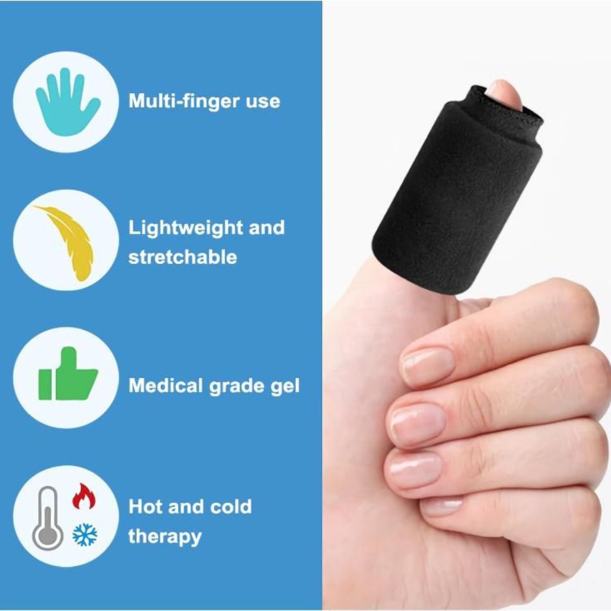 Cold and Hot Compress Finger Cover