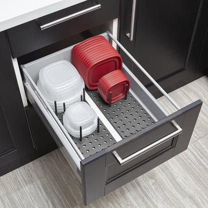 🌟 Premium Drain Shelf Dish Drying Rack Kitchen Drawer Organizer