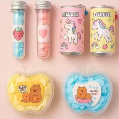 Combo Of 6 - Wet Wipes Can And Paper Soap