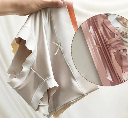 💖 Satin Ice Silk Seamless Panties (Pack of 1)