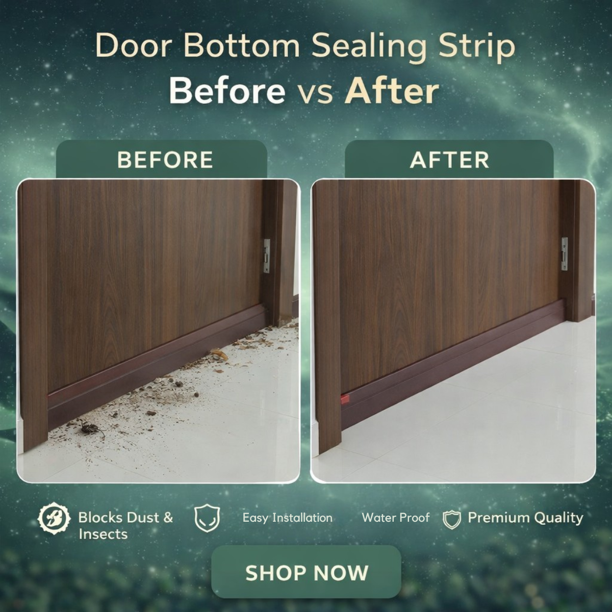 Door Bottom Sealing Strip