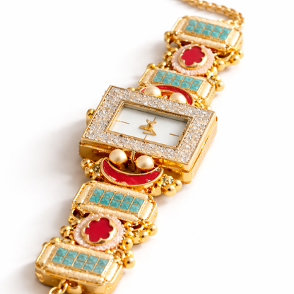 Designer Gold Bracelet Watch