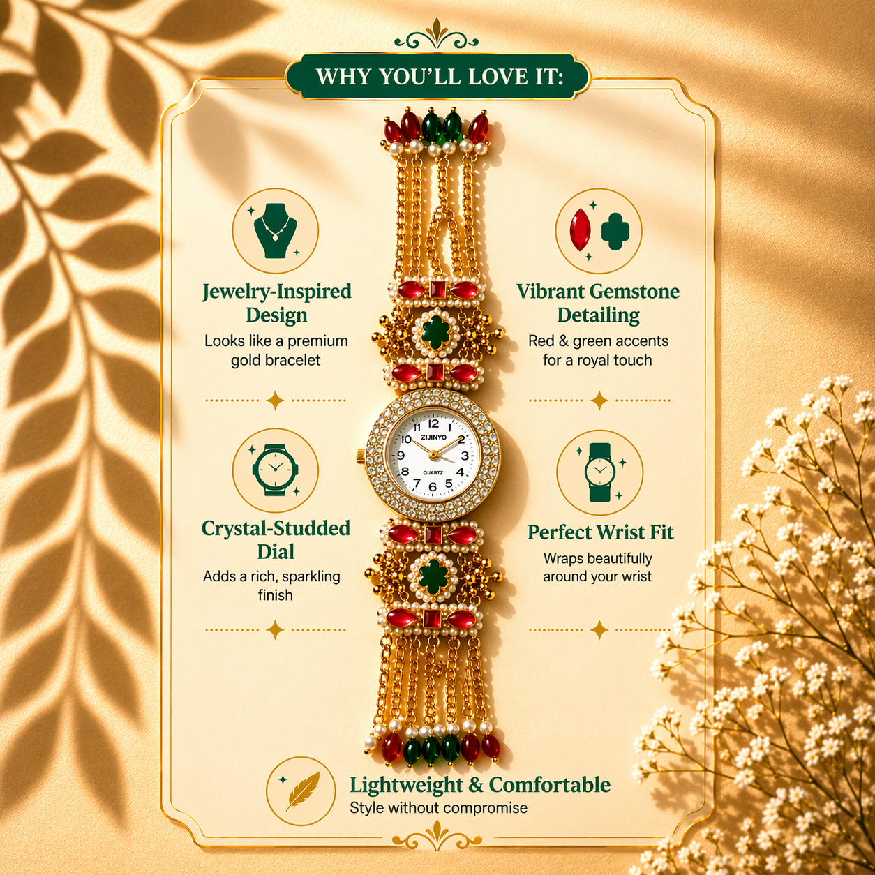 Elegant Luxury Wrist Statement