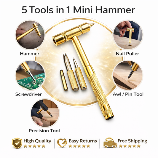 5 in 1 Mini Multifunction Copper Hammer