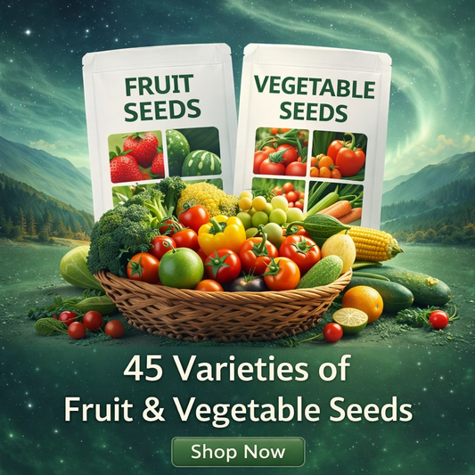 45 Varieties of Fruit and Vegetable Seeds
