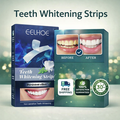FM 😁 Get a Brighter Smile at Home – Easy Teeth Whitening Strips ✨