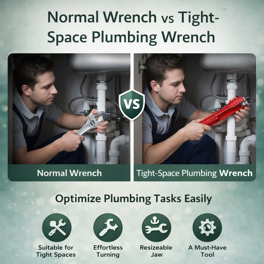 Wrench Tool ? Tight Space Plumber Kit
