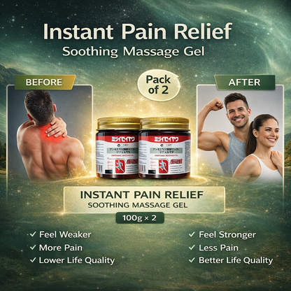 Instant Pain Relief Soothing Massage Gel Pack of 2