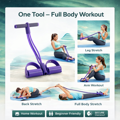 Yoga Pedal Puller Resistance Band Fitness Equipment