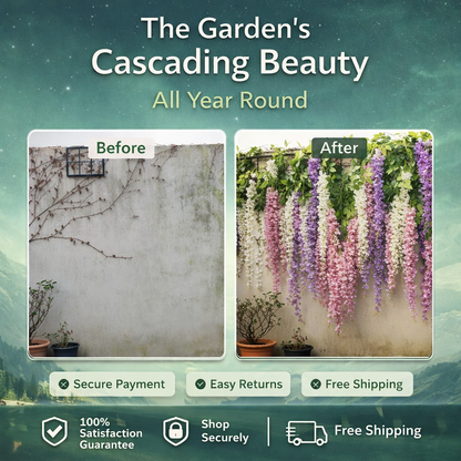 🌸 The Garden’s Cascading Beauty – All Year Round