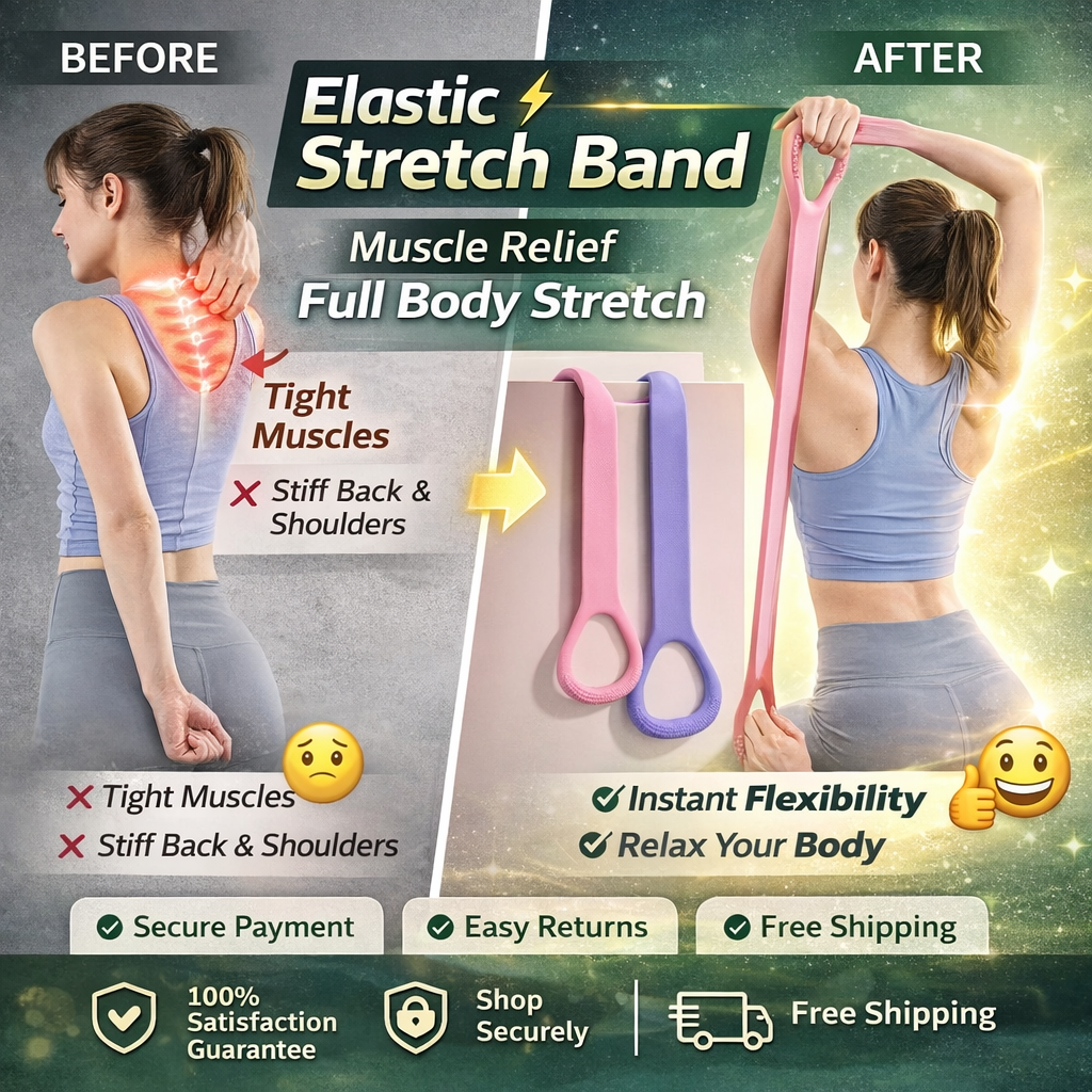 Elastic Stretch Ban Training Muscle Stretching (Pack of 2)