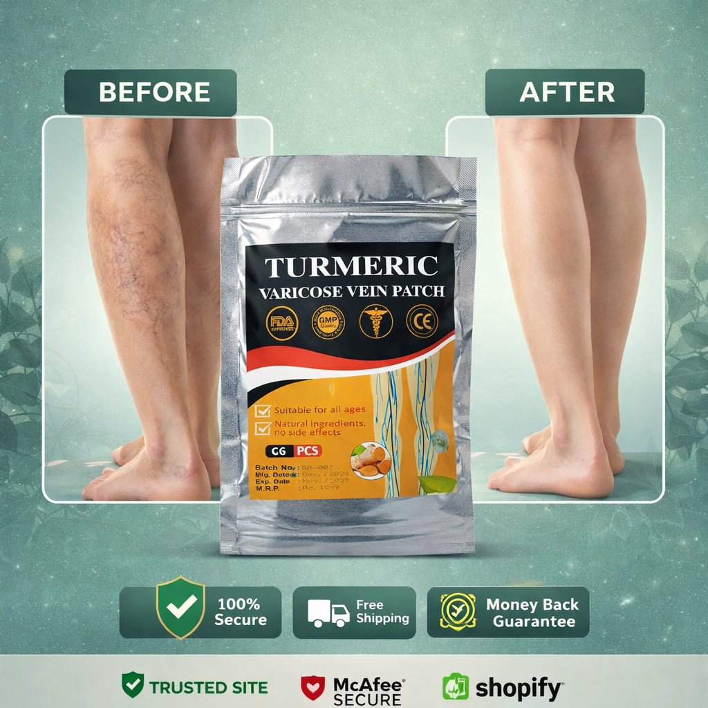 Turmeric Vericose Vein Patch (Pack of 10)