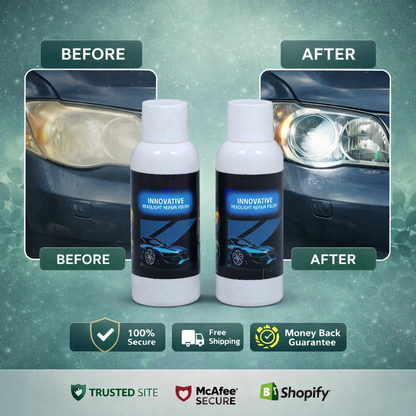 Car Headlight Repair Fluid, Scratch Remover Pack of 2