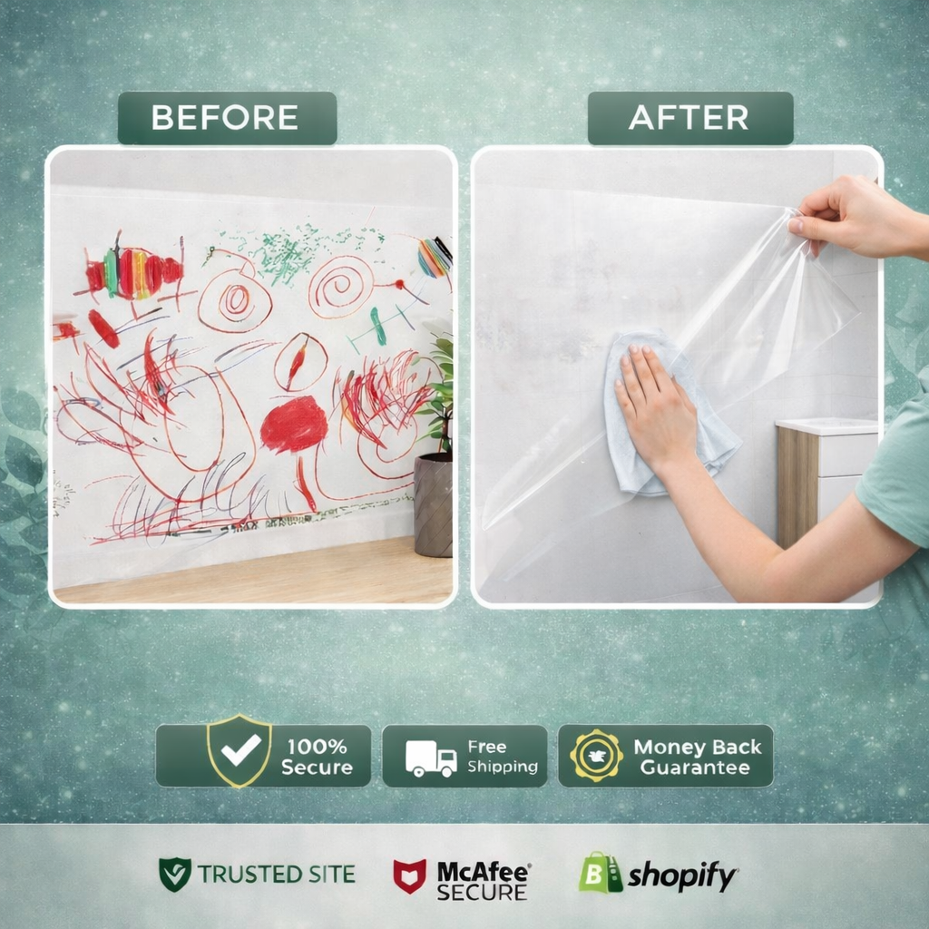 Self- Adhesive Transparent Electrostatic Wall Protection Film Buy 1 Get 1 Free