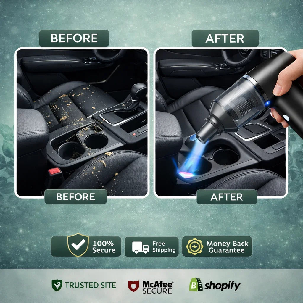 Portable Air Duster & Wireless Vacuum Cleaner