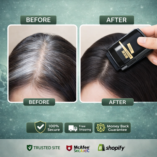 Covering White Hair is Simple and Convenient 20gm - Black