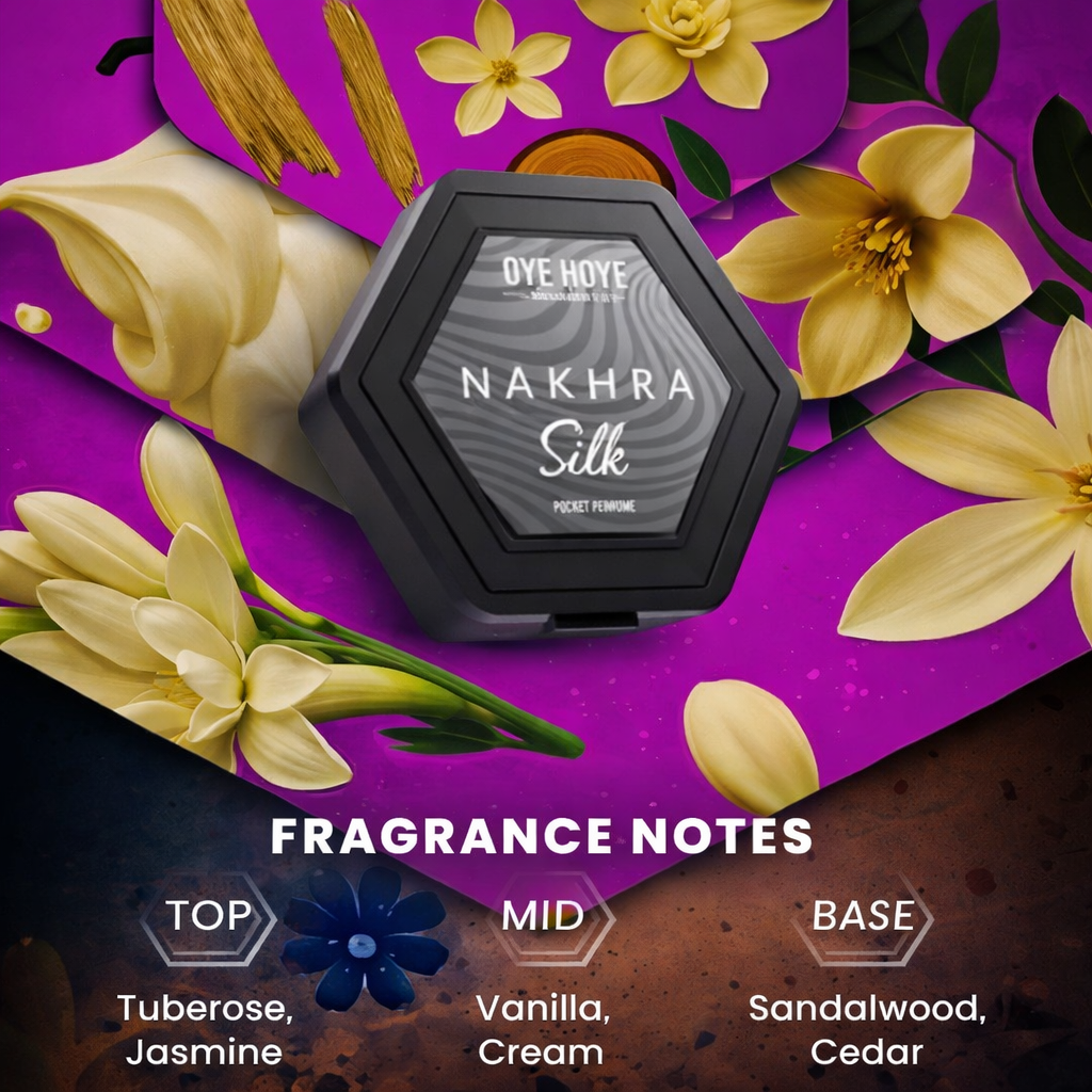 OYE HOYE Silk Pocket Perfume 6ml – Pack of 5 | Long Lasting Alcohol-Free Pocket Fragrance Set